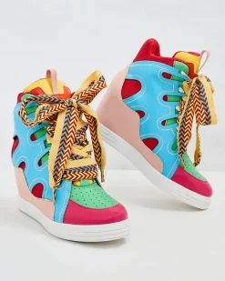 Clearance botki na koturnie damskie Ropon Botki Bez Ocieplenia|Botki Na Koturnie