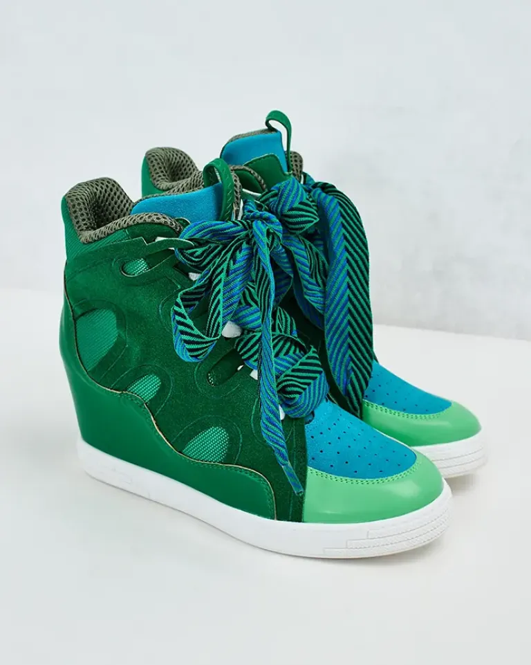 Hot botki na koturnie damskie Ropon Botki Bez Ocieplenia|Botki Na Koturnie