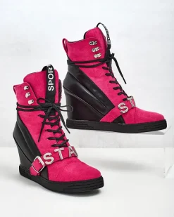 New botki na koturnie damskie Ronii Botki Bez Ocieplenia|Botki Na Koturnie