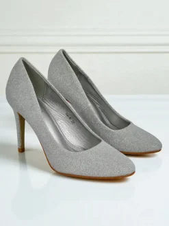 Outlet Brokatowe damskie czółenka na szpilce Enen Szpilki|Klasyczne