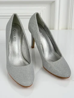 Outlet Brokatowe damskie czółenka na szpilce Enen Szpilki|Klasyczne