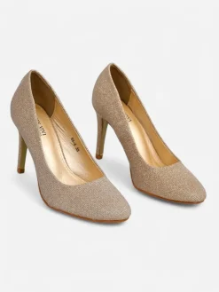 Hot Brokatowe damskie czółenka na szpilce Enen Szpilki|Klasyczne