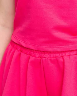 Best Ciemnoróżowy damski sportowy komplet Damskie Komplety Damskie