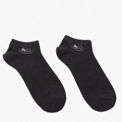 Discount Ciemnoszare męskie skarpetki stopki Skarpetki