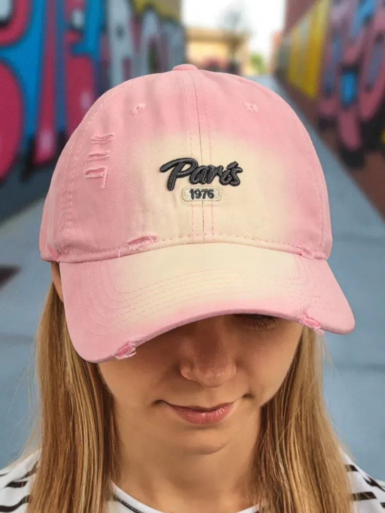 Czapka z Daszkiem Paris 1976 Damskie Czapki I Kapelusze