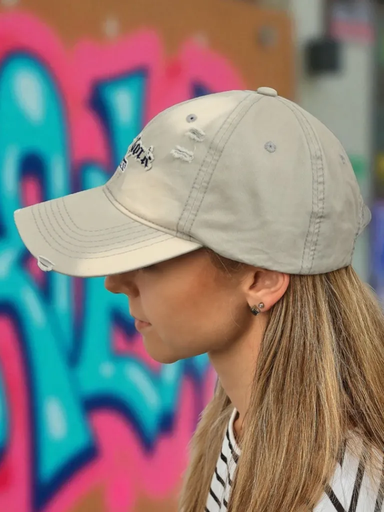 Best Czapka z Daszkiem New York 1976 z przetarciami Damskie Czapki I Kapelusze