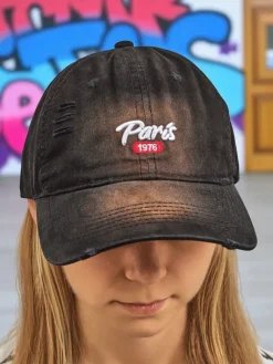 Czapka z Daszkiem Paris 1976 Damskie Czapki I Kapelusze