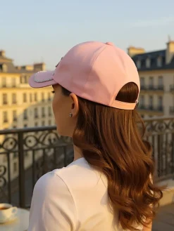 Clearance Czapka z daszkiem z cyrkoniami Heart Spark Damskie Czapki I Kapelusze