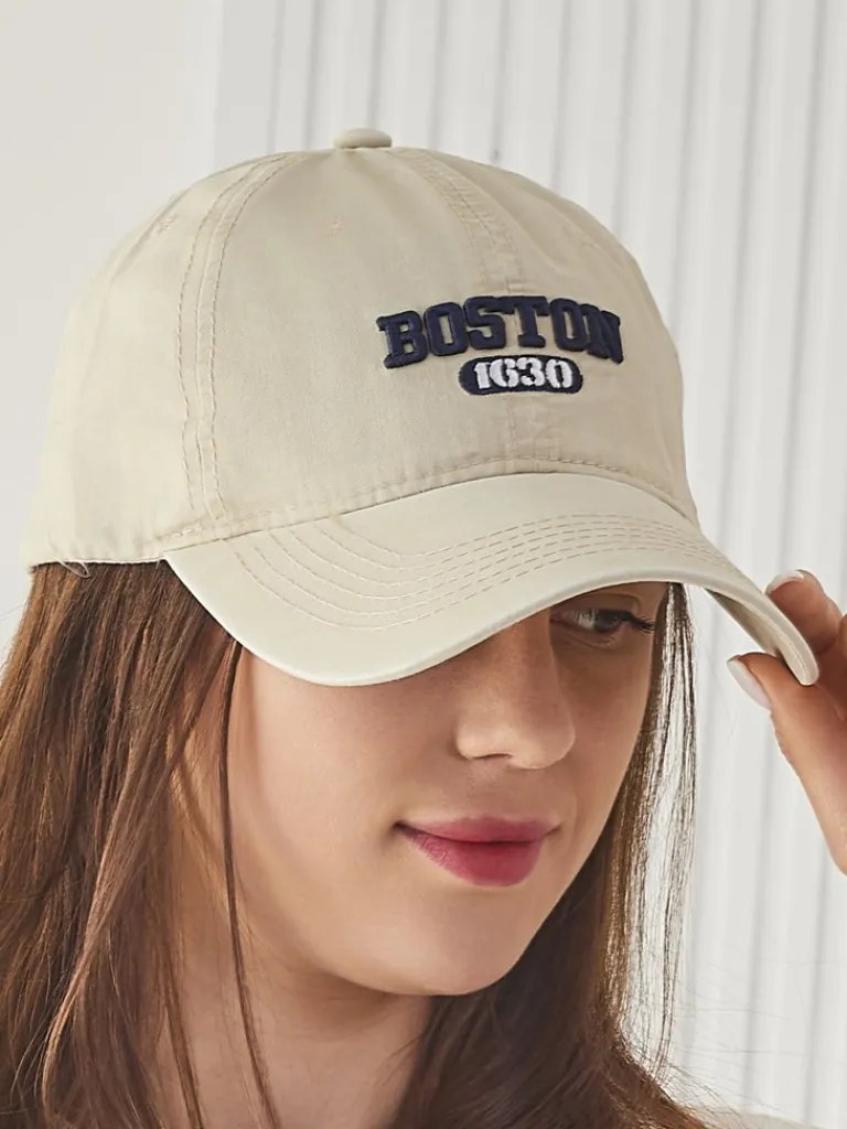 Czapka z Daszkiem Unisex Boston Vibe Damskie Czapki|Czapki I Kapelusze