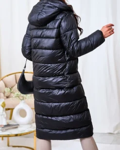 Czarna damska kurtka zimowa Kurtki / Marynarki / Płaszcze