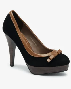 New Czarne damskie czółenka na wysokiej szpilce Zistin Szpilki|Klasyczne