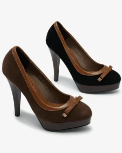 New Czarne damskie czółenka na wysokiej szpilce Zistin Szpilki|Klasyczne