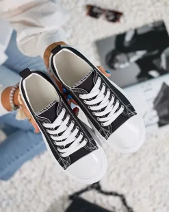 Best Czarne damskie trampki Merija Trampki