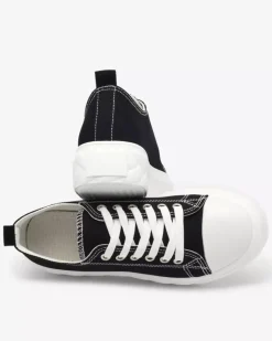 Best Czarne damskie trampki Merija Trampki