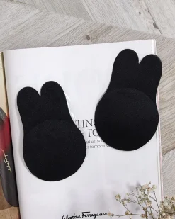 Hot Czarne damskie nakładki samonośne Codzienne