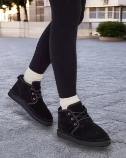 Sale Czarne męskie buty a'la śniegowce Gavin Śniegowce