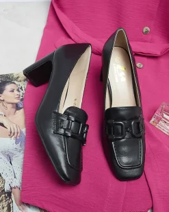 Online Czółenka damskie w kolorze czarnym Mokwell Klasyczne