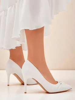 Czółenka damskie eko skórzane Venetia Nera Szpilki