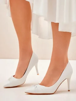 Czółenka damskie eko skórzane Venetia Nera Szpilki