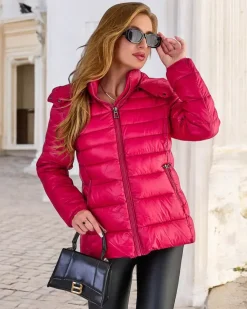 Sale damska kurtka zimowa pikowana Kurtki / Marynarki / Płaszcze