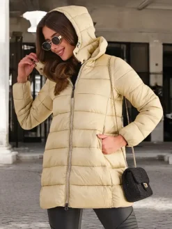 Sale Damska kurtka zimowa pikowana Kurtki / Marynarki / Płaszcze