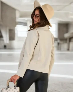 Best Damska kurtka typu ramoneska z eko-zamszu z kieszeniami Kurtki / Marynarki / Płaszcze