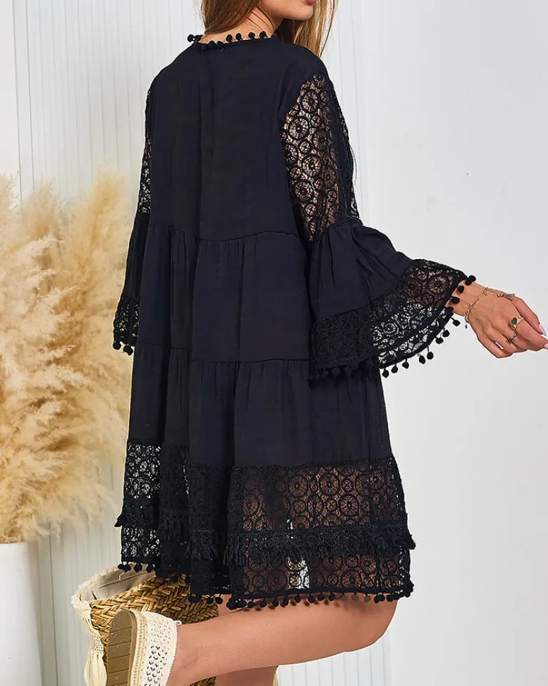 Damska narzutka plażowa sukienka Narzutka Plażowa