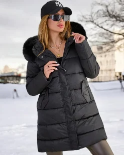 Best Damska pikowana kurtka zimowa Kurtki / Marynarki / Płaszcze