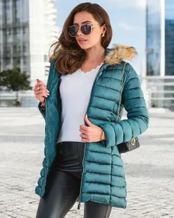 Best Damska pikowana kurtka zimowa Kurtki / Marynarki / Płaszcze