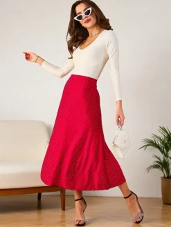 Sale Damska spódnica midi Spódnice