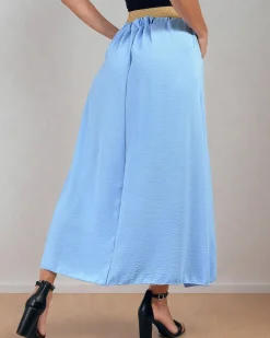 Best Damska spódnica midi z paskiem Spódnice