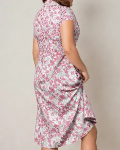 Sale Damska sukienka midi w kwiaty Sukienki Letnie|Sukienki Długie