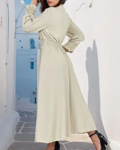 Best Damska sukienka midi Sukienki Długie