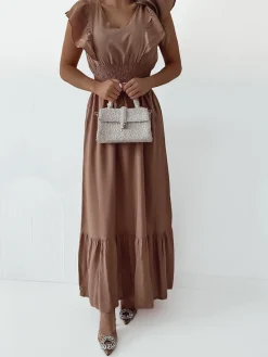 Best Damska sukienka midi Sukienki Długie