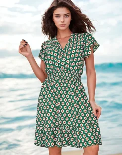 Damska sukienka mini z printem Sukienki Letnie|Sukienki Krótkie