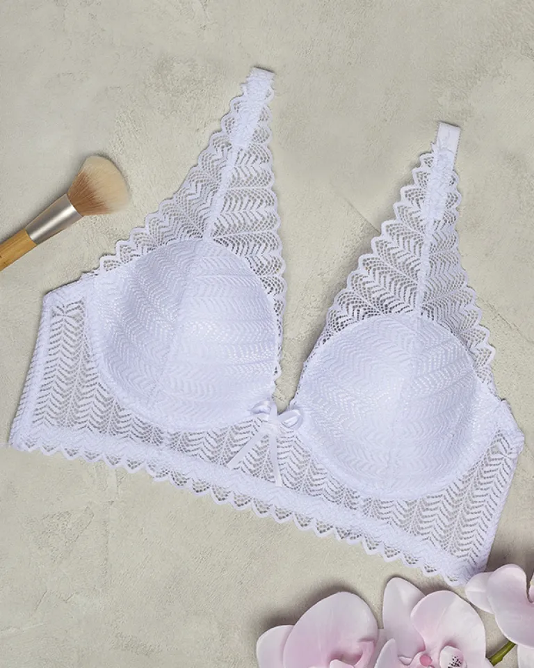 Damski biustonosz koronkowy Bralet|Codzienne