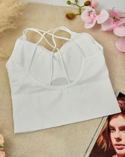 Best Damski biustonosz sportowy z cyrkoniami Sportowe