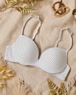 New Damski biustonosz w kropeczki Codzienne