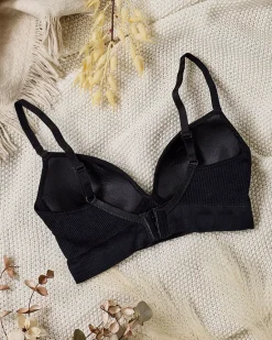 Sale Damski biustonosz prążkowany Codzienne