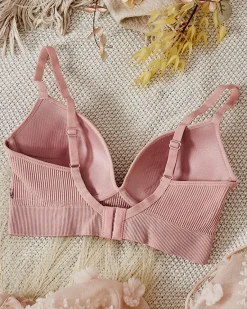 Damski biustonosz prążkowany Codzienne