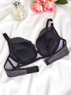 Hot Damski biustonosz push- up z koronką Romance Push-Up Codzienne