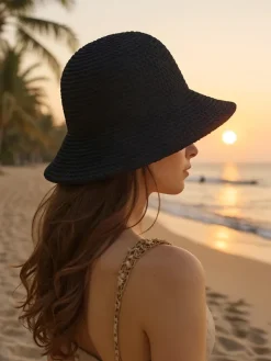 Clearance Damski kapelusz letni Sandy Bloom Damskie Czapki I Kapelusze