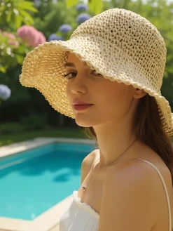 Best Damski kapelusz słomiany Sunlita Belle Damskie Czapki I Kapelusze