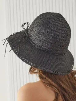 Best Damski kapelusz słomiany Sweet Straw Damskie Czapki I Kapelusze