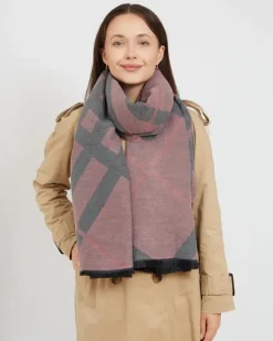 Best Damski lekki szalik z printem Damskie Chusty / Apaszki / Szaliki