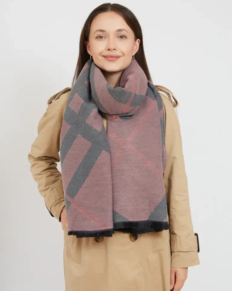 Best Damski lekki szalik z printem Damskie Chusty / Apaszki / Szaliki