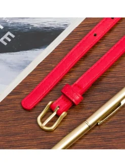 Clearance Damski pasek do spodni wąski Damskie Paski