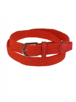 Clearance Damski pasek do spodni pleciony Damskie Paski