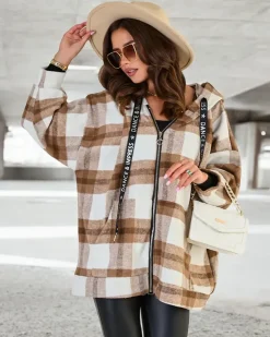 Best Damski płaszcz typu koszula Kurtki / Marynarki / Płaszcze