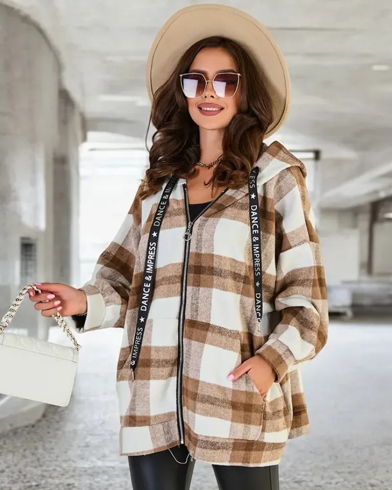 Best Damski płaszcz typu koszula Kurtki / Marynarki / Płaszcze